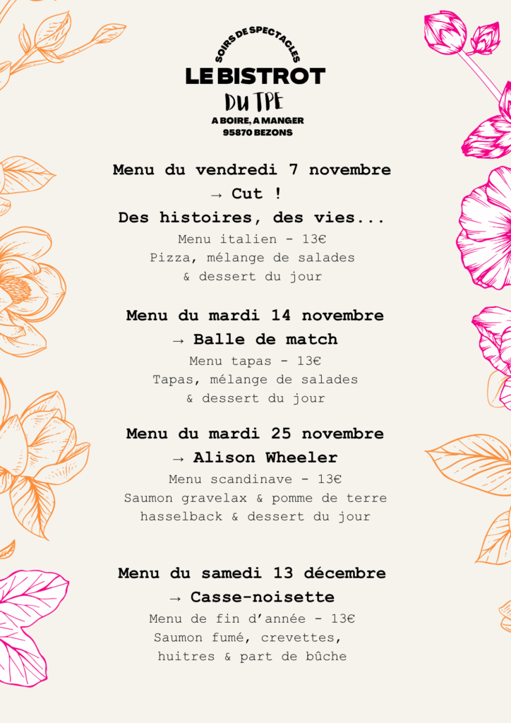 Menu du samedi 5 octobre → Le Secret des secrets (9)